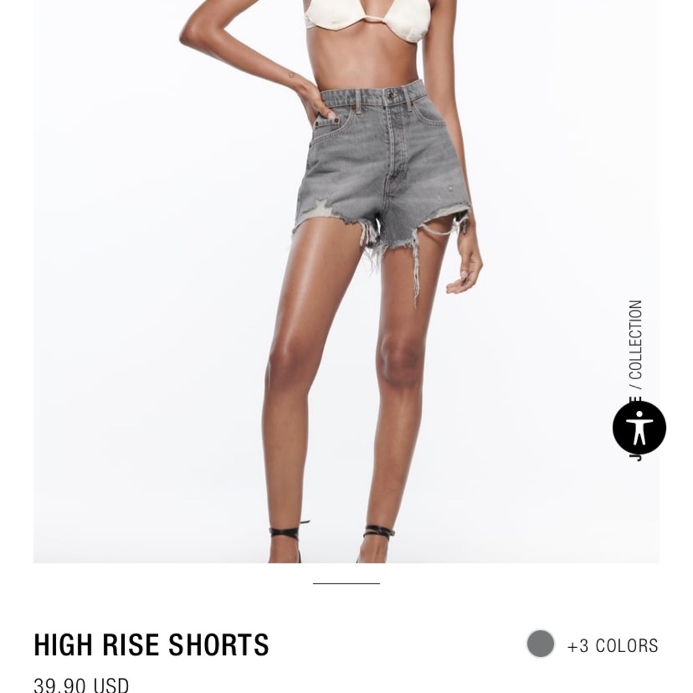 Zara cutoffs